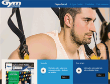 Tablet Screenshot of gymcenter.com.br